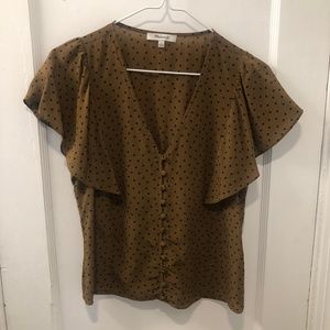 Madewell Button-Down Polka-Dot Blues Sz. 4